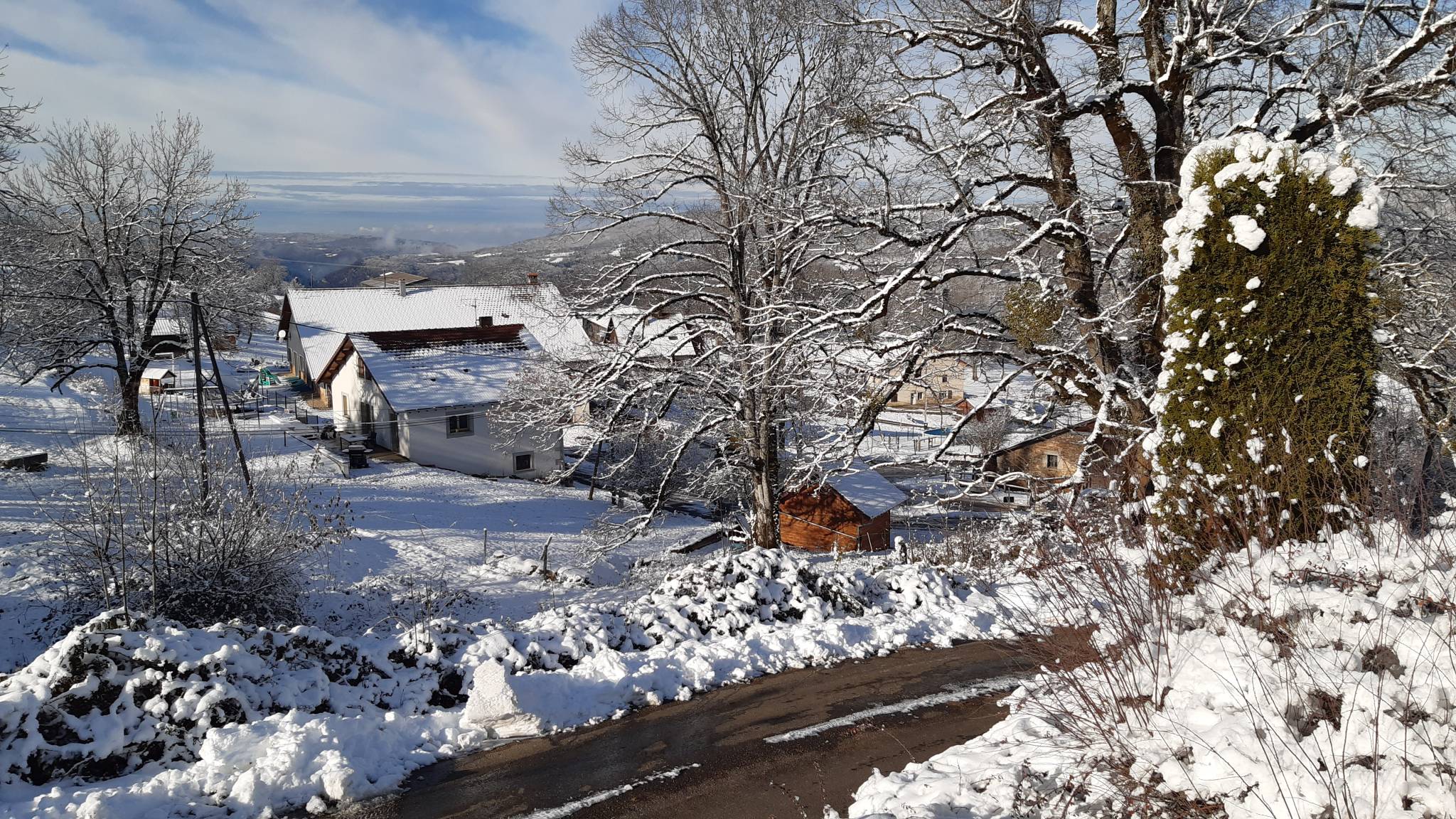 Burnevillers sous la neige