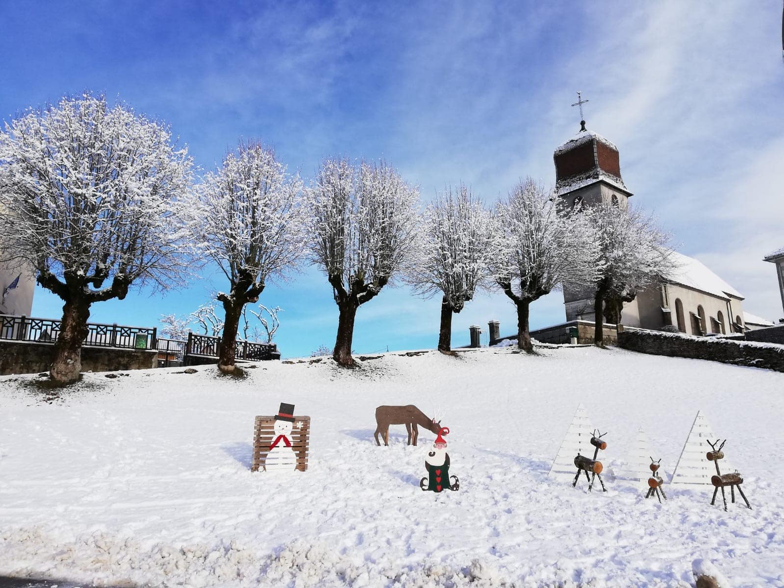 La période de Noël au village de Montandon