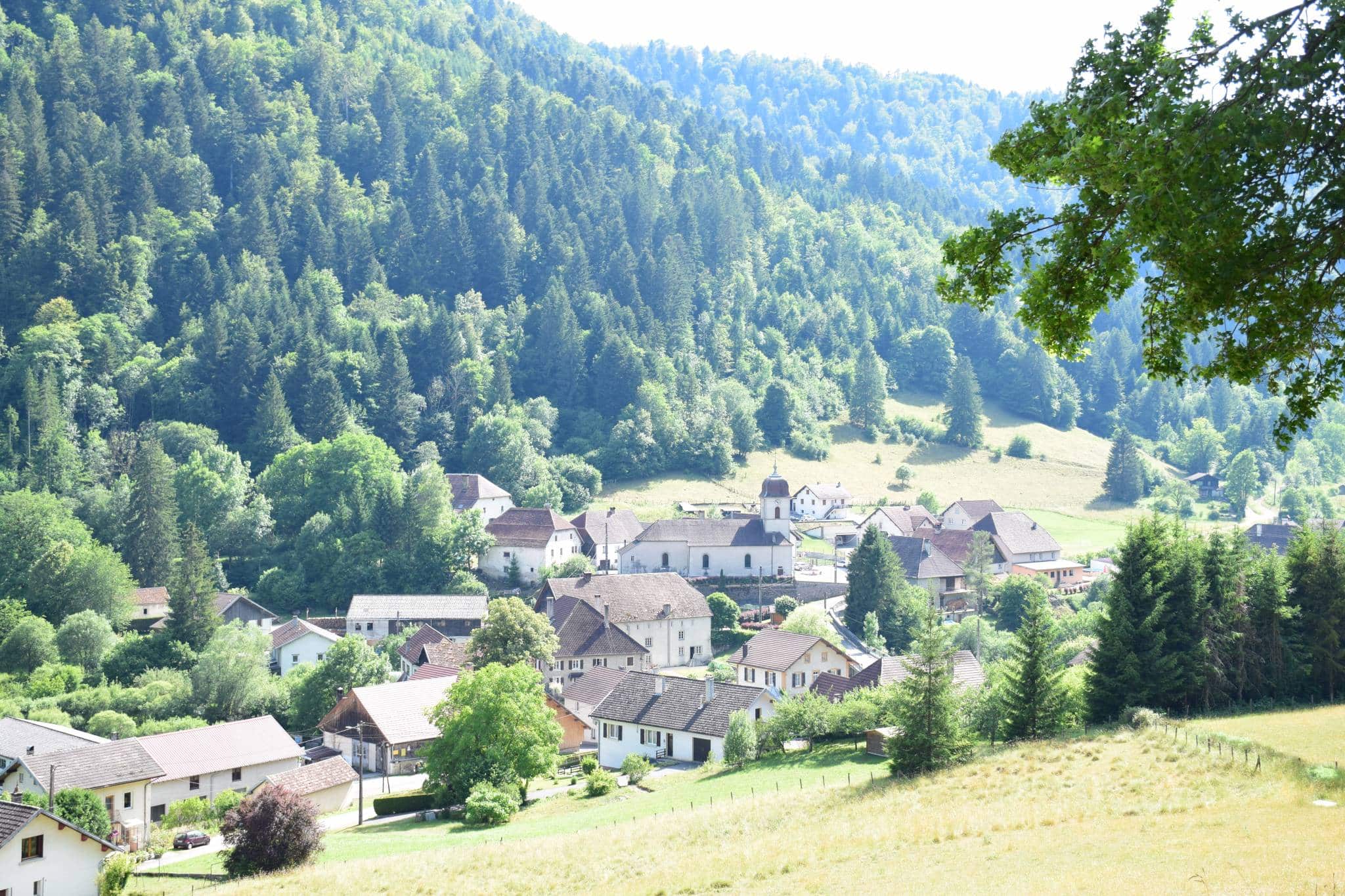 Vue sur Rosureux et la Vallée du Dessoubre